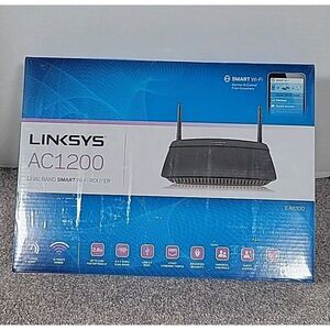 Linksys AC1200 Dual-Band smart WiFi Router- EA6100- BRAND NEW‎
